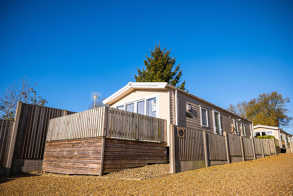 Luxury self-catering holiday caravan